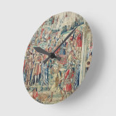 デイヴィッドの利得、タペストリーおよびBathsheを集めること ラウンド壁時計 (傾斜)