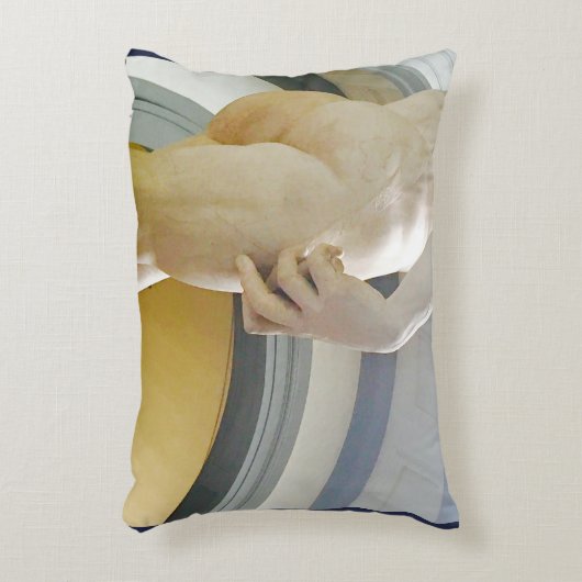 デイヴィッドの手の枕 アクセントクッション (正面(垂直))