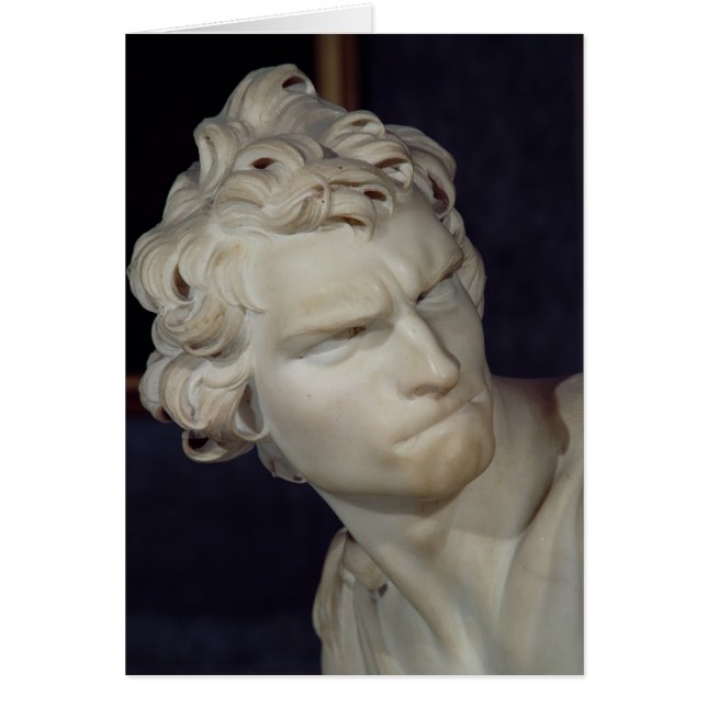 デイヴィッドの頭部の詳細、1623-23年 (正面)