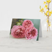 デイヴィッドオースティンの英国のバラの伝統の母の日 カード (黄色い花)