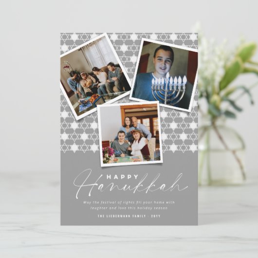 デイヴィッドシルバーハヌカーの幾何学的な星3枚の写真 シーズンカード (スタンド正面)