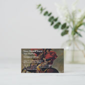 デイヴィッドジェイクスLoui著アルプスを、交差させているナポレオン 名刺 (スタンド正面)