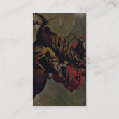 デイヴィッドジェイクスLoui著アルプスを、交差させているナポレオン 名刺 (裏面)