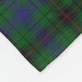 デイヴィッドソンの一族のタータンチェック格子縞のフリースブランケット フリースブランケット (角)