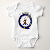デイヴィッドソンの一族は記章を付けます ベビーボディスーツ (正面)