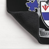 デイヴィッドソンの家紋の紋章付き外衣 マウスパッド (コーナー)
