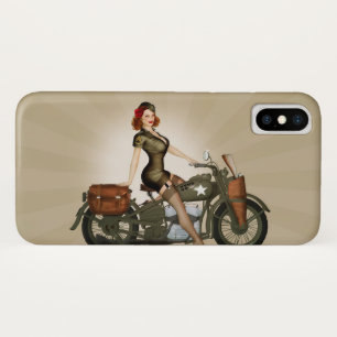 デイヴィッドソンArmy Motorcycle下士官のiPhone Xの場合 iPhone X ケース