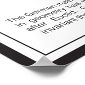 デイヴィッドヒルベルト ポスター (角)