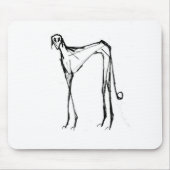 デイヴィッドムーア著Azawakhのマウスパッド2 マウスパッド (正面)