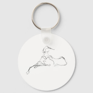 デイヴィッドムーア著Azawakh Keychain キーホルダー