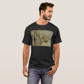デイヴィッドロバーツの素晴らしい寺院Aboo Simbel Tシャツ (正面フル)