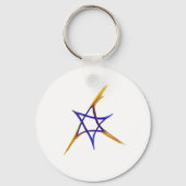 デイヴィッド・キーチェーンの炎の星 キーホルダー (裏面)