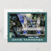 デイヴィッド・タンメンガの銅像1FN ポストカード (正面/裏面)