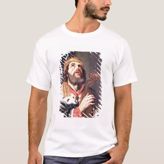 デイヴィッド(パネル)王 Tシャツ (正面)
