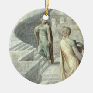 デイヴィッド、c.1553を訪問するBathsheba セラミックオーナメント