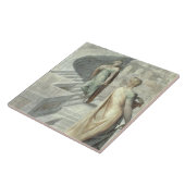 デイヴィッド、c.1553を訪問するBathsheba タイル (側面)