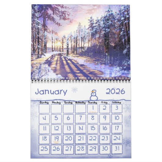 デイヴィッドA. Baker著Fanasticの芸術2015のカレンダー カレンダー (1月 2026)