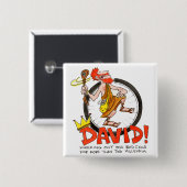 デイヴィッドButton王 缶バッジ (正面&裏面)