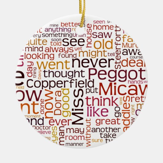 デイヴィッドCopperfield セラミックオーナメント (正面)