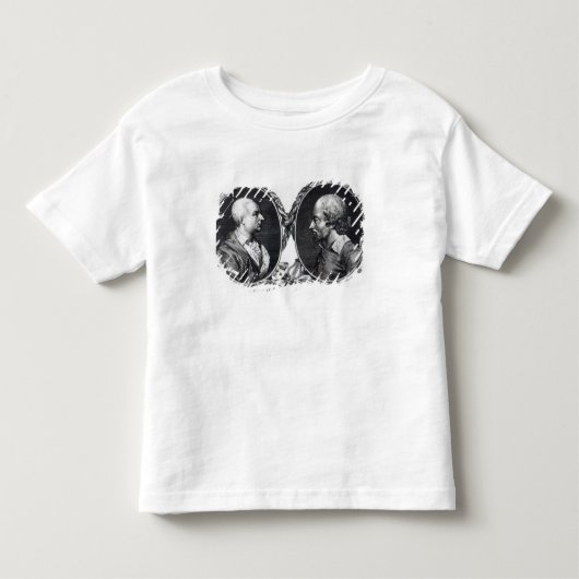 デイヴィッドGarrickおよびシェークスピア トドラーTシャツ (正面)