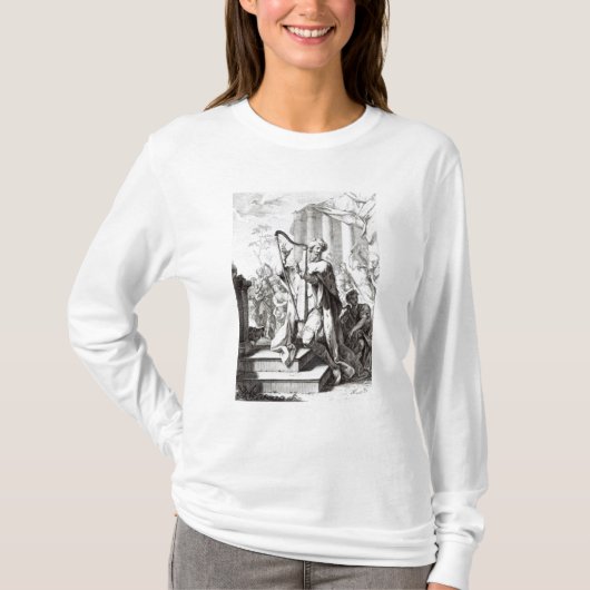 デイヴィッドPlaying王リラ Tシャツ (正面)