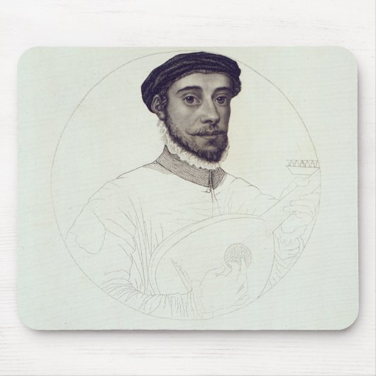 デイヴィッドRizioの絵を描かれるオリジナルのポートレート マウスパッド (正面)