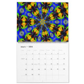 デイヴィッドRuhl著抽象美術 カレンダー (3月 2026)