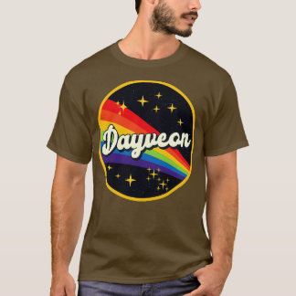 デイヴェオンレインボーイン宇宙ヴィンテージスタイル Tシャツ