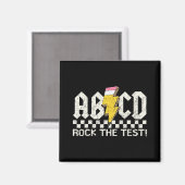 デイ先生テストレトロRock Test Day学校 マグネット (正面/裏面)