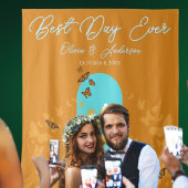 デイ最高のエバー金ゴールドアクア（昆虫）オオカバマダラ、モナークバタフライ結婚ズ タペストリー