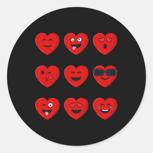 デイ間抜け顔ズHe N ラウンドシール (正面)