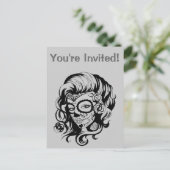 デイ・オブ・ザ・デッドの美しさ インビテーションポストカード (スタンド正面)