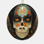 デイ・オブ・ザ・デッド1ファンタジースカル セラミックオーナメント (左)