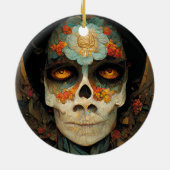 デイ・オブ・ザ・デッド1ファンタジースカル セラミックオーナメント (裏面)
