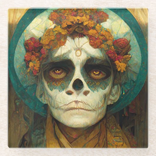デイ・オブ・ザ・デッド2ファンタジースカル ガラスコースター (正面)