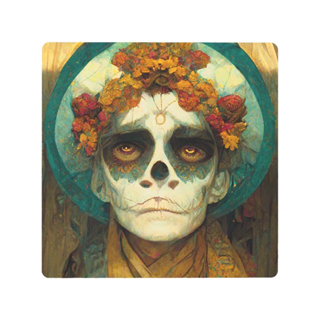 デイ・オブ・ザ・デッド2ファンタジースカル メタルプリント (正面)