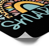 デイ・オブ・スクール先生100日頭が切れるレオパード・ライ ポスター (角)