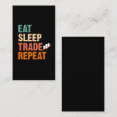 デイ·トレーダー株式市場取引ホビー·インベスター 名刺 (正面/裏面)