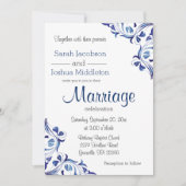 デイ·ブモダンルー·サファイア·フローラ 招待状 (正面)