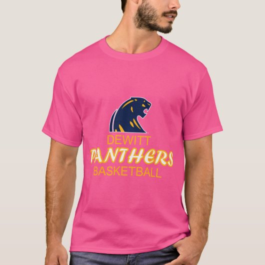 デウィット高校パンザースバスケットボール Tシャツ (正面)