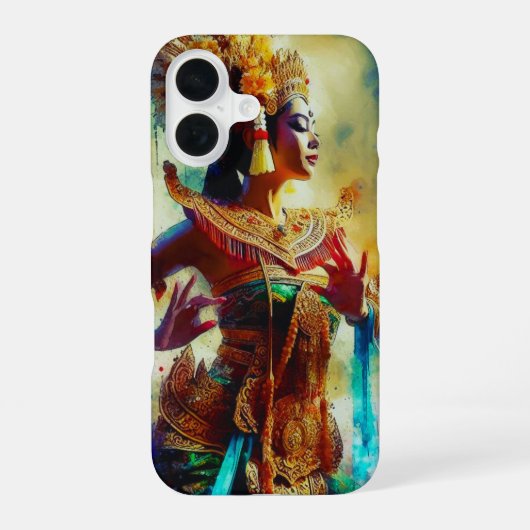 デウィ・タリ (舞の女神) iPhone 16ケース (裏面)