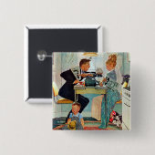 デウェイ・ヴィアン・トルーマン 缶バッジ (正面&裏面)