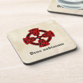 デウスボビスカムケルト十字架 コースター (左側)