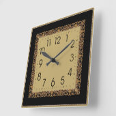 デエレガントコ スクエア壁時計 (傾斜)