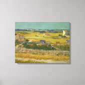 デオグストの収穫のヴィンセント・ヴァン・ゴッホ キャンバスプリント (正面)