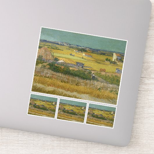 デオグストの収穫のヴィンセント・ヴァン・ゴッホ シール (詳細)