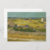 デオグストの収穫のヴィンセント・ヴァン・ゴッホ ポストカード (正面/裏面)