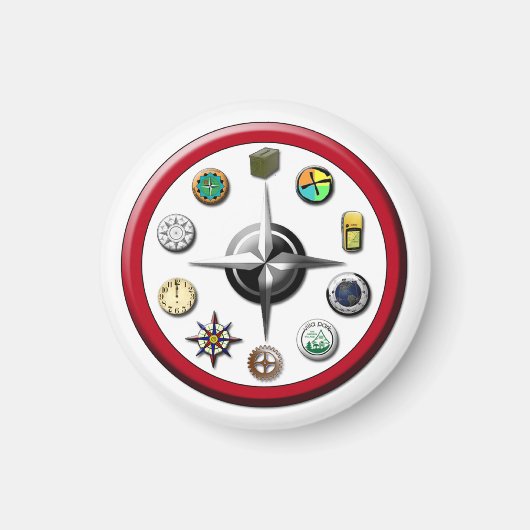 デカシェロン磁石 マグネット (正面)