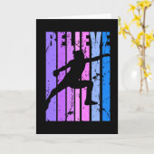 デカスロン・信じディスカスが女子運動競技を投げる カード (黄色い花)