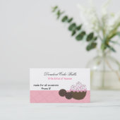 デカダンなバニラとチョコレートケーキボール 名刺 (スタンド正面)